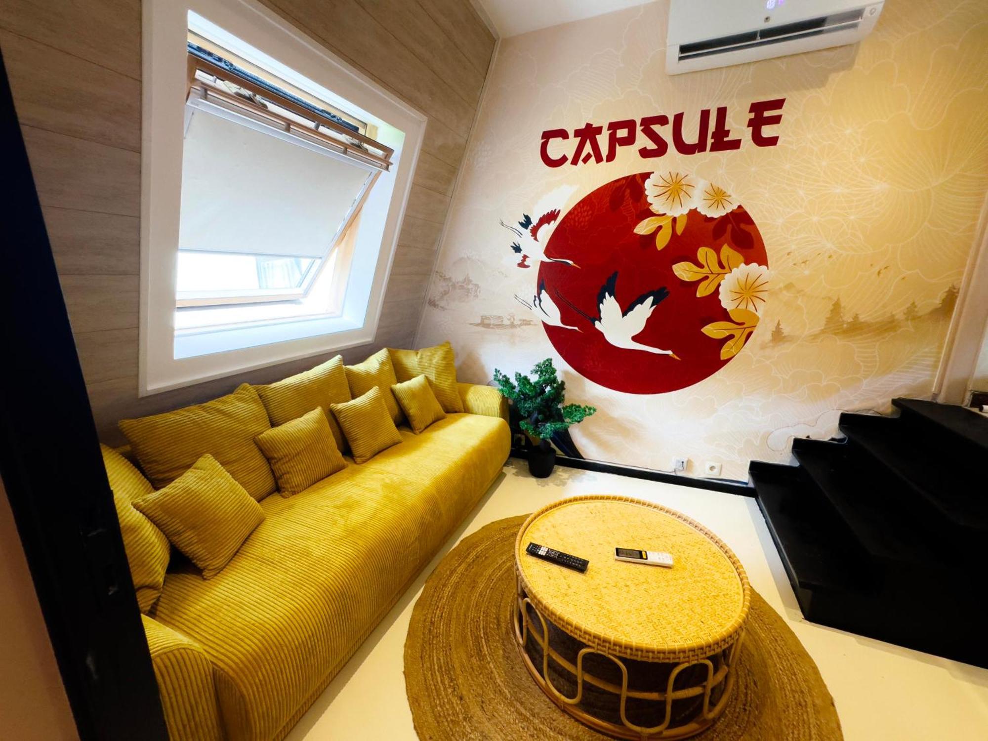 Capsule Lotus-Balneo-Sauna-Billard-Nintendo Hastiere-par-dela Eksteriør billede